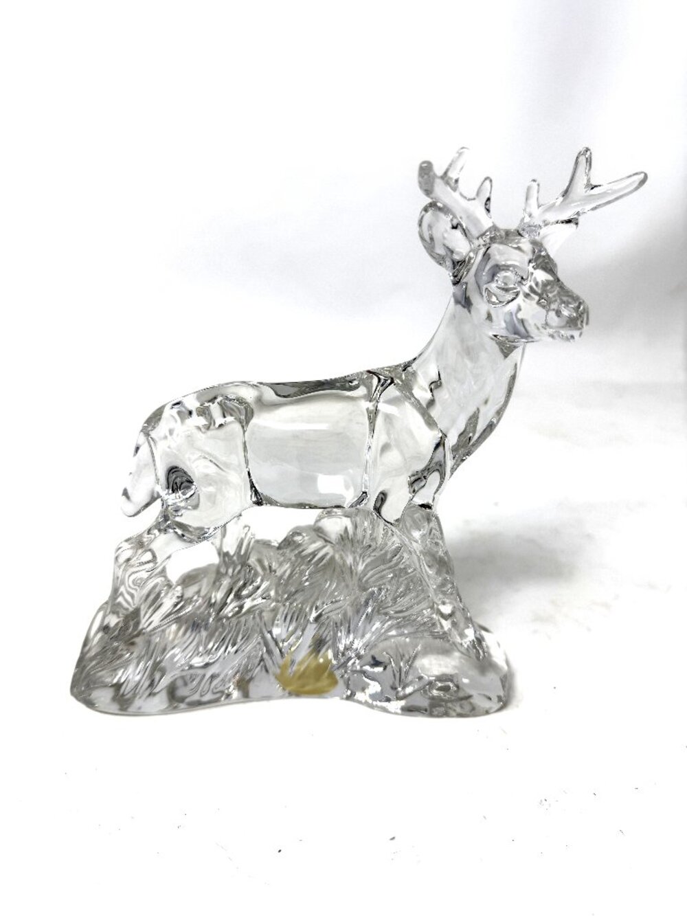 Princess House Wonders of Wild Deer Stag Buck 24% Lead Crystal Germany Figurine